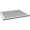 Ekena Millwork Vertical Surface Mount PVC Gable Vent: Functional, w/ 2"W x 1-1/2"P Brickmould Frame, 36"W x 30"H GVPVE36X3002SF - alternate 5